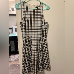 Ann Taylor work dress - black white